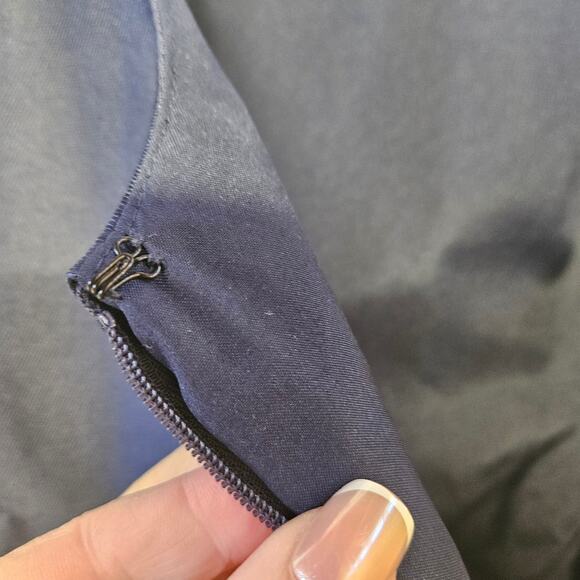 Dessy Collection Midnight Sleeveless Satin Gown Size 2R NWT Corset Holiday - Picture 5 of 11